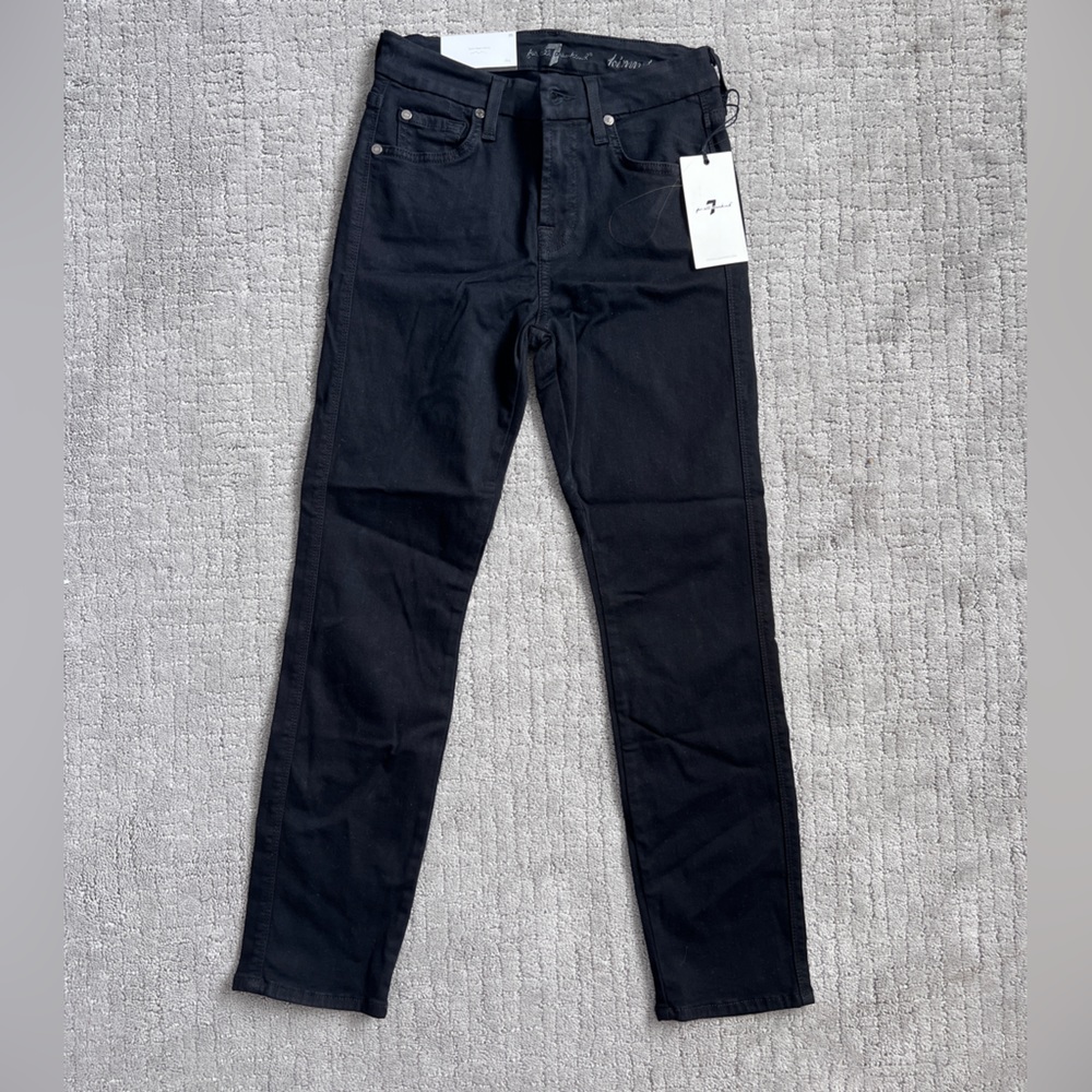 7 for all mankind slim illusion luxe kimmie crop